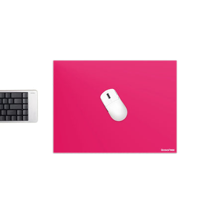 GOGOFREE Fuchsia Surge Tempered Glass Mouse Pad
