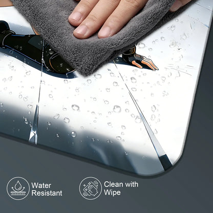 GOGOFREE Shatter Strike Glass Gaming Mouse Pad