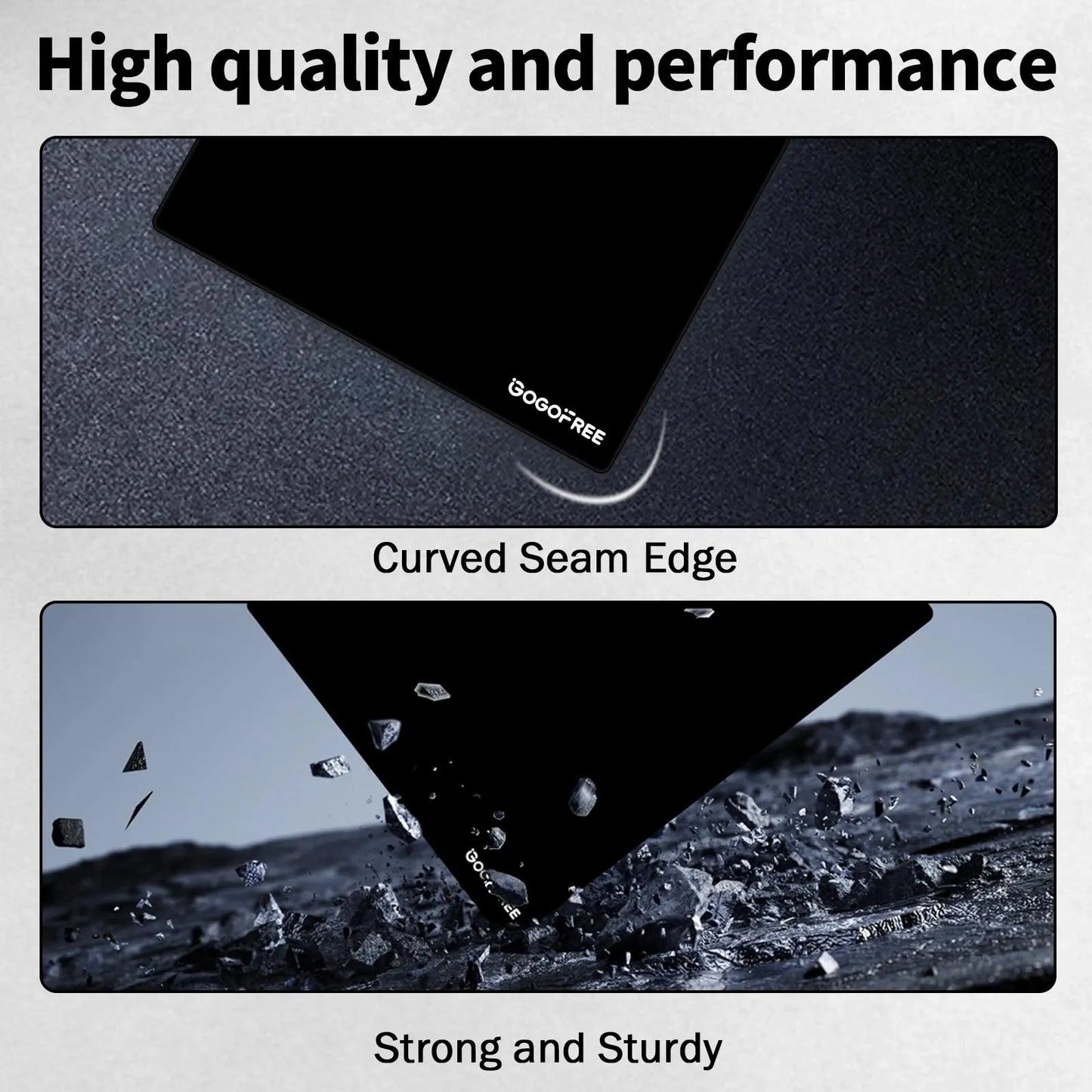GOGOFREE Glass Mouse Pad Small Size