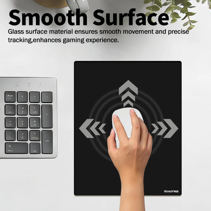 GOGOFREE Glass Mouse Pad Small Size