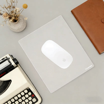 GOGOFREE Clear Glass Mouse pad