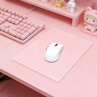 GOGOFREE Clear Glass Mouse pad
