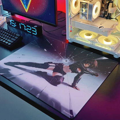 GOGOFREE Custom Glass Gaming Mouse Pad
