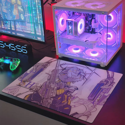 GOGOFREE Aurora Premium Glass Gaming Mousepad