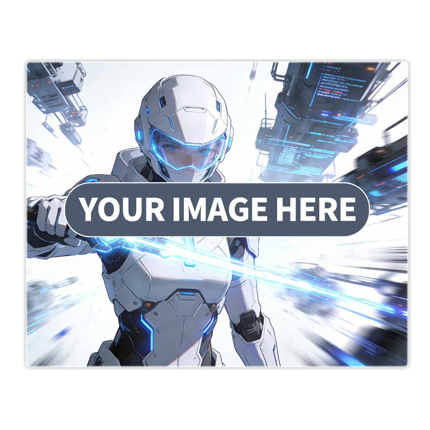 GOGOFREE Custom Glass Gaming Mouse Pad