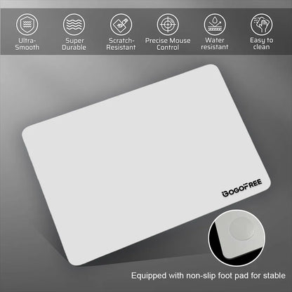 GOGOFREE Custom Glass Gaming Mouse Pad