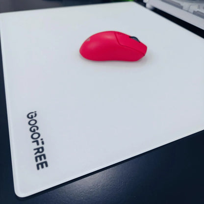 GOGOFREE Custom Glass Gaming Mouse Pad