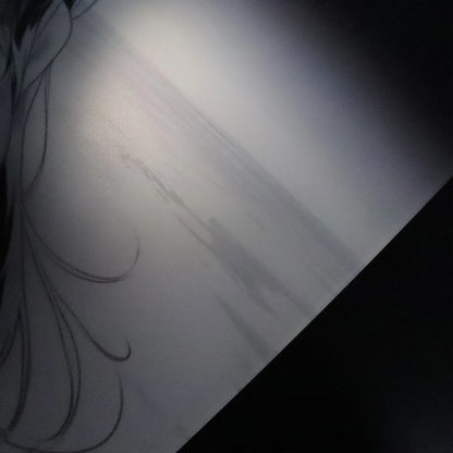 GOGOFREE Obsidian Wave Glass Gaming Mouse Pad