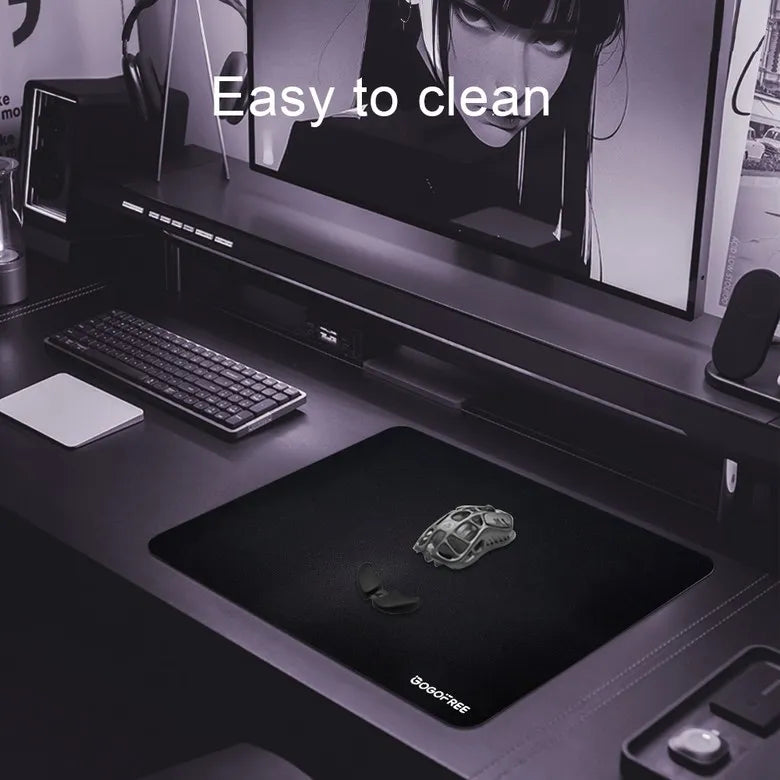 GOGOFREE Tempered Glass Gaming Mouse Pad