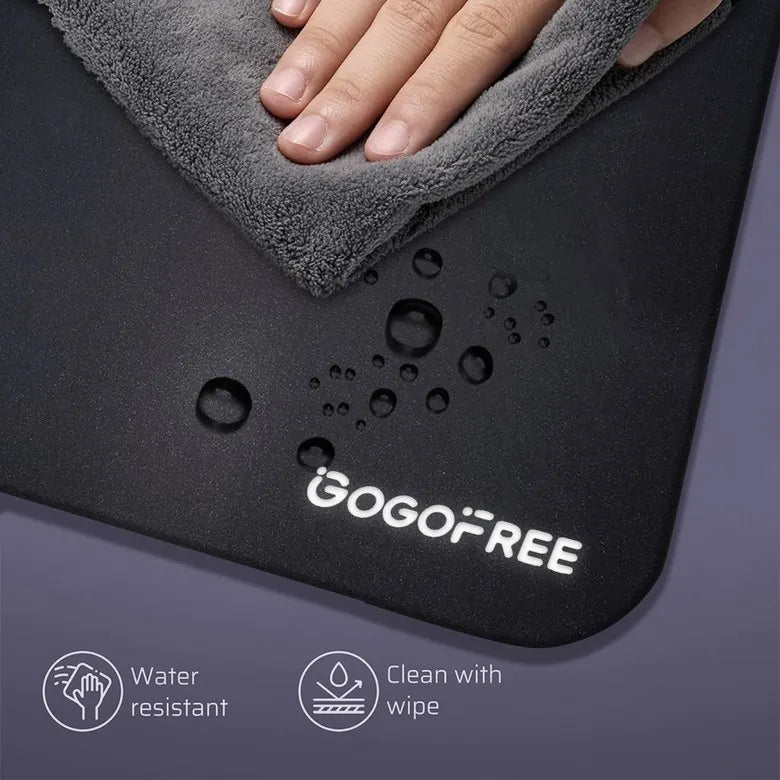 GOGOFREE Tempered Glass Gaming Mouse Pad