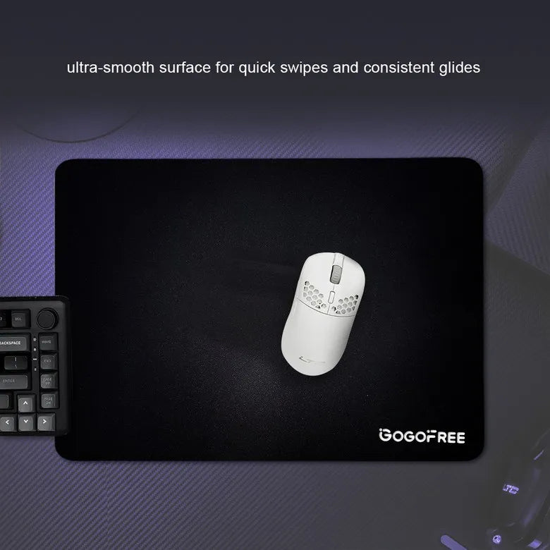 GOGOFREE Tempered Glass Gaming Mouse Pad