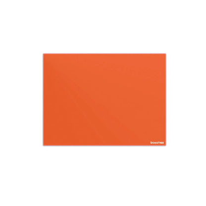 GOGOFREE Sunset Orange Tempered Glass Mouse Pad