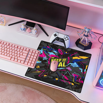 GOGOFREE Aurora Premium Glass Gaming Mousepad
