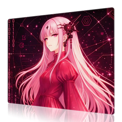 Neon Astra Glow-in-the-Dark  Glass Mouse Pad