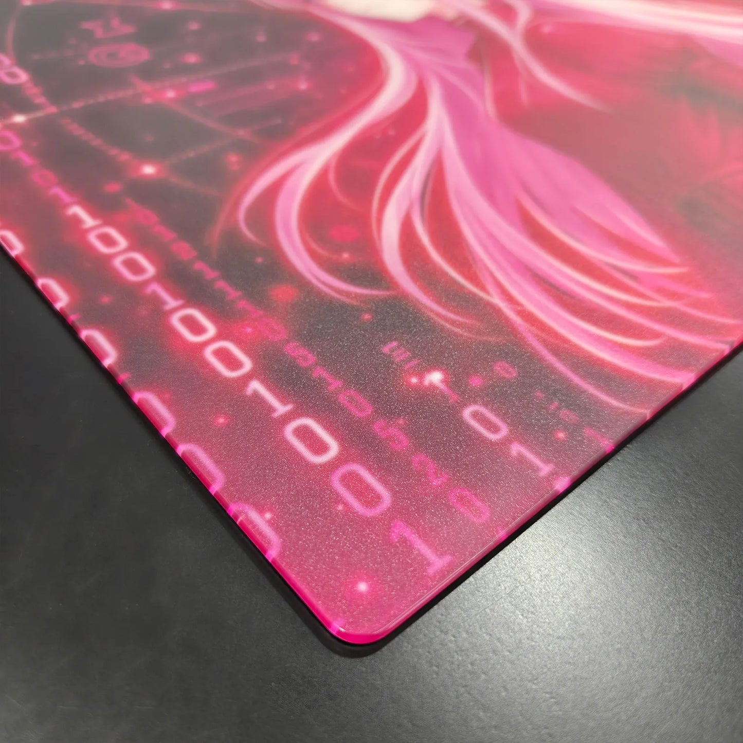 Neon Astra Glow-in-the-Dark  Glass Mouse Pad